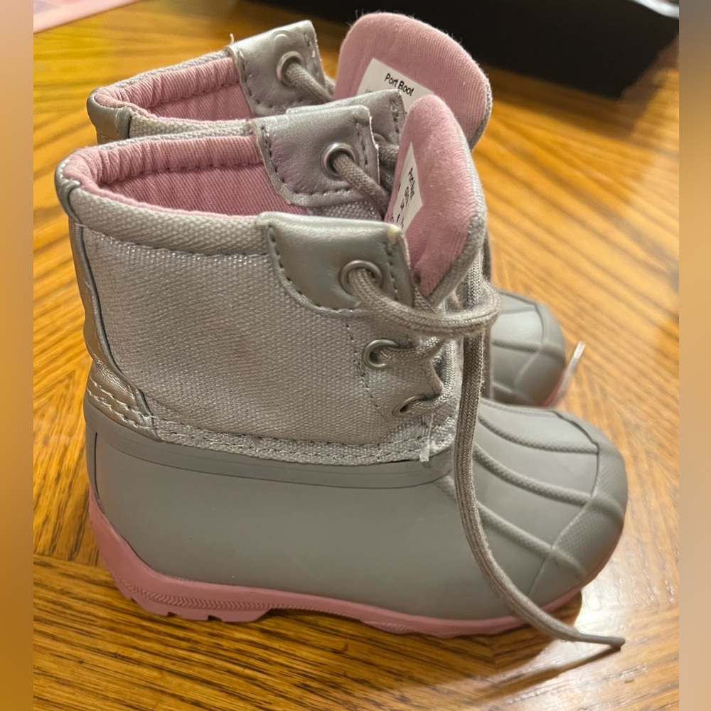 Sperry Top Slider Gray Port Boots Size‎ 7M